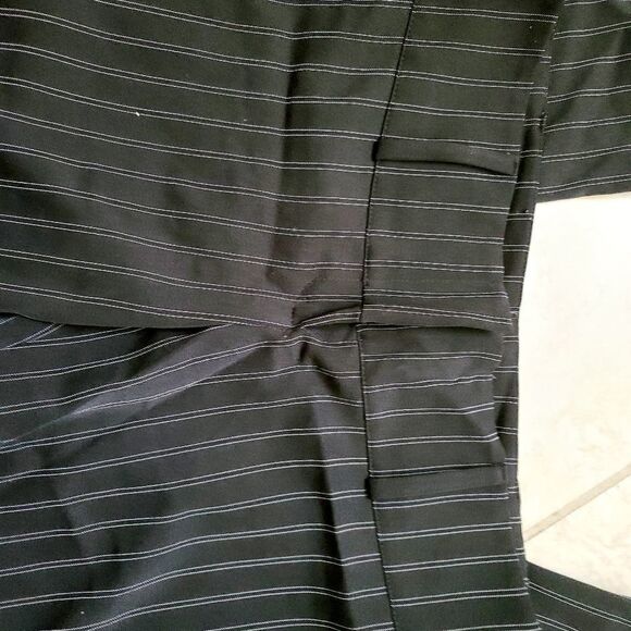 V&X juniors formal black slack pants with white stripes - Picture 7 of 16